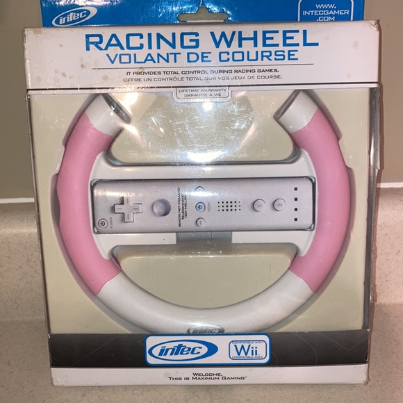 Brand New! Intec Wii compatible Racing Wheel.  Box has some marks on it. A3 - Picture 4 of 4